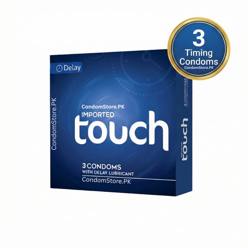 Touch Delay Condoms (3 Pack) - Long Timing & Benzocaine