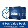 Touch Delay Condoms Pack of 10 Timing Bundle