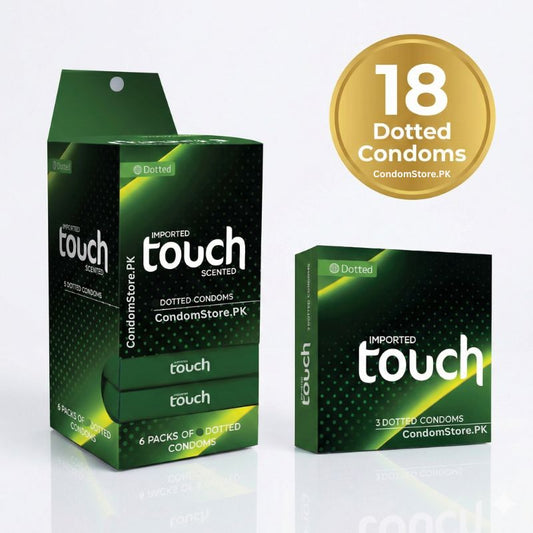 Touch Dotted Condoms (18 Pack) - Textured Value Box