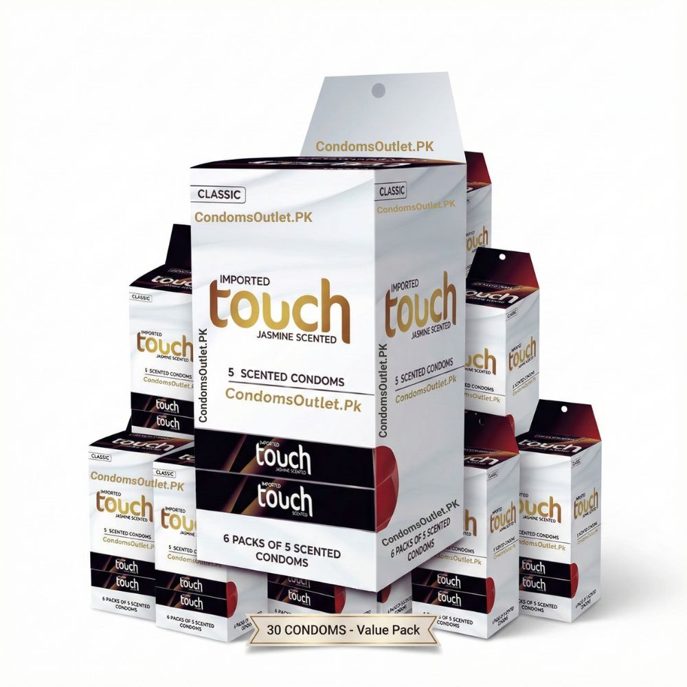 Touch Classic Condoms - 30 Pack - Jasmine Scented Bulk Saver
