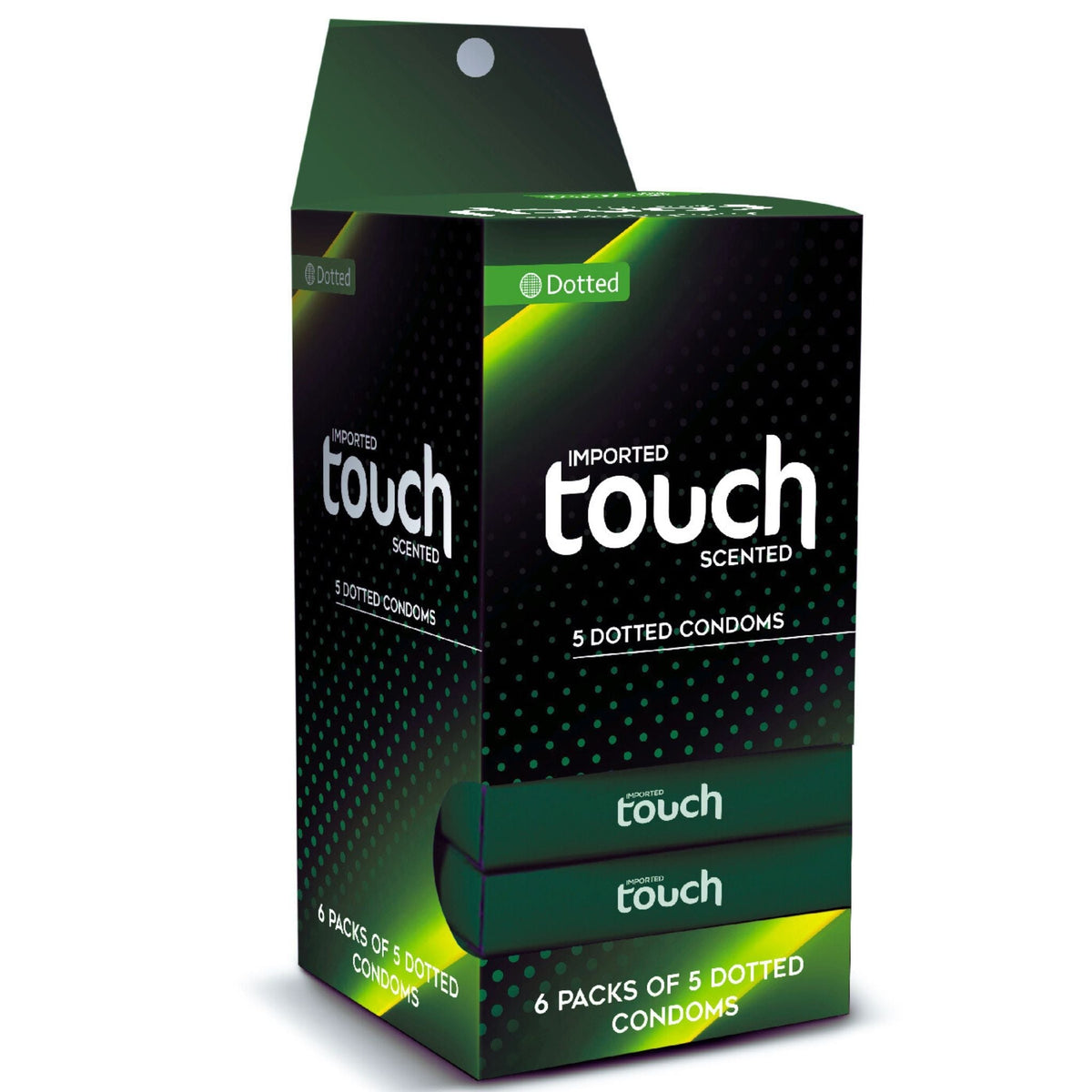 Touch Dotted Condoms - 30 Pack - Extra Stimulating Texture Value Pack
