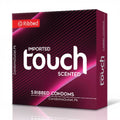 Touch Ribbed Condoms - 5 Pack - Jasmine Scented Stimulation