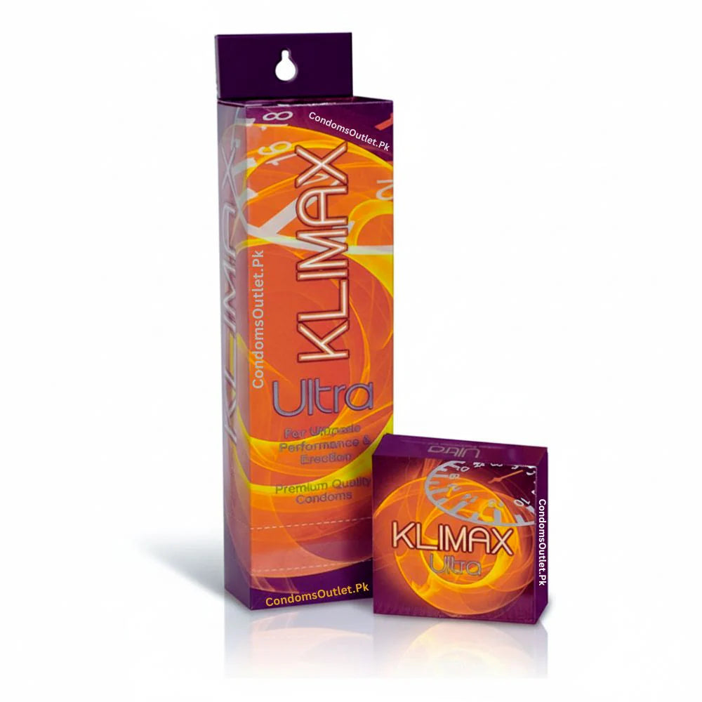 Klimax Ultra Condoms - 24 Pack - Long Lasting Performance & Soft Studs