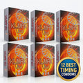 Klimax Ultra Condoms (12 Pack) | Coloured, Studded & Delay | Premium Bundle