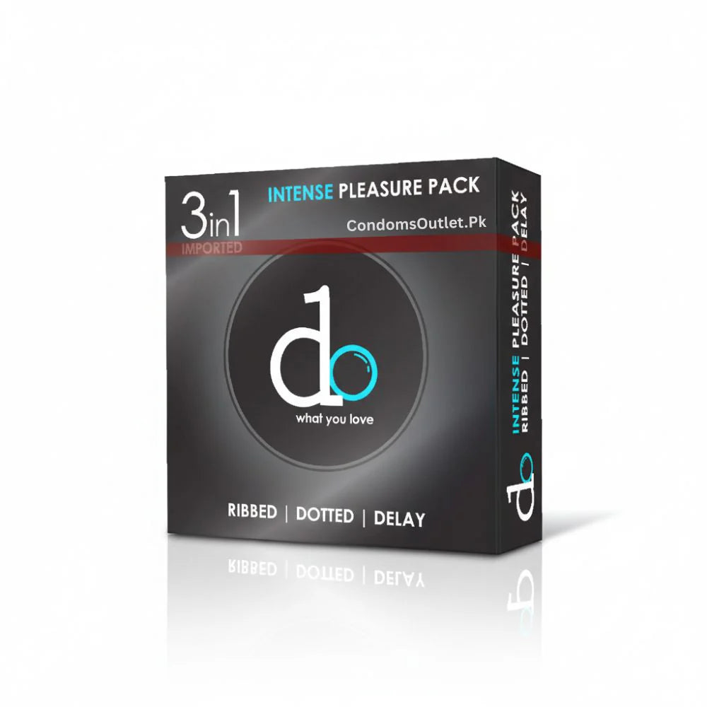 Do 3-in-1 Condoms - 5 Pack - Triple Action Delay, Dotted & Ribbed - Video