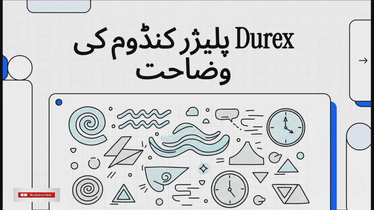 Durex Extended Pleasure Condoms - 3 Pack - Long Lasting Delay Lube - Guide Video