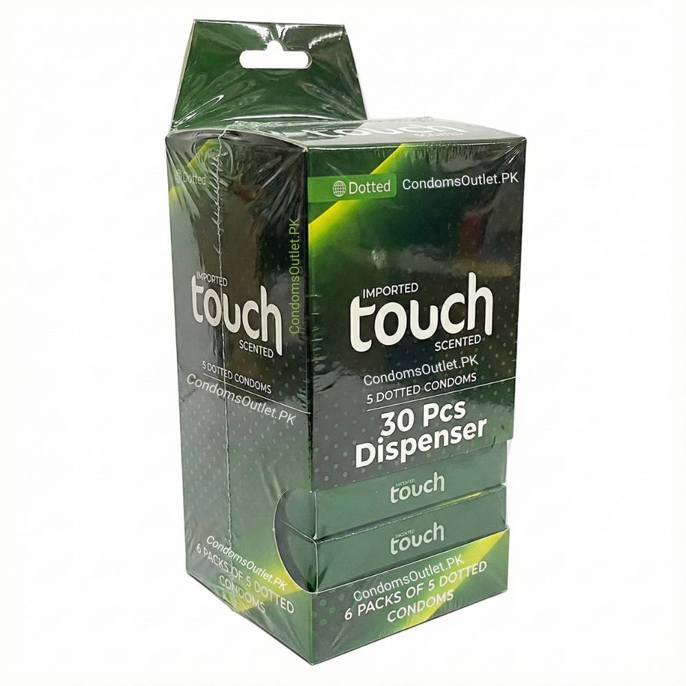 Touch Dotted Condoms - 30 Pack - Extra Stimulating Texture Value Pack
