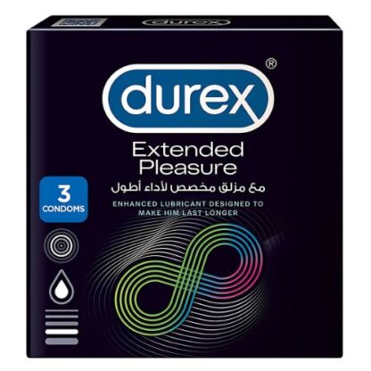 Durex Extended Pleasure Condoms 3 Pack