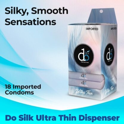 DO Silk Ultra Thin + Delay Condoms Box Online in Pakistan