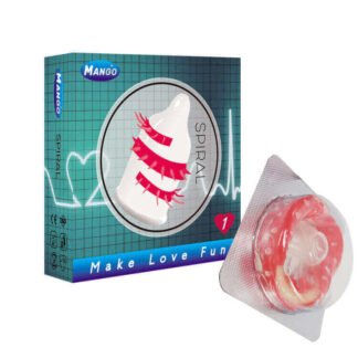 Mango Spiral Spike Condom