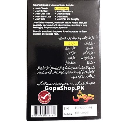 Josh Delay Condoms Box