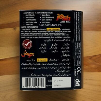 Josh Lahori Tikka Condoms (3 Condoms) At Wholesale Price - Image 2