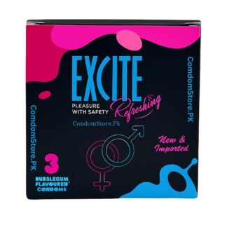 Bubblegum Flavored Condoms 3 Pack