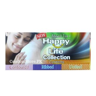 Happy Life Collection Mixed 3 in One Condoms