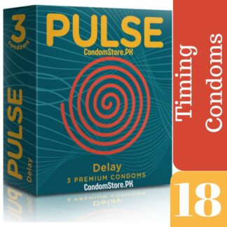 Pulse Delay Condoms 18 Timing Condoms, Keep the passion going longer. Our delay condoms are formulated to prolong the experience, so you can savor every moment.