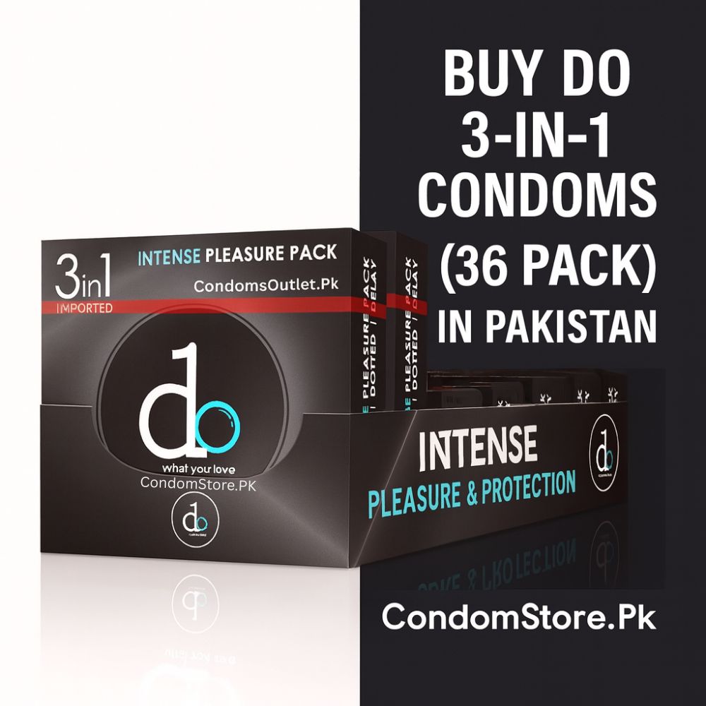 DO 3-in-1 Condoms 36 Pack - Buy Online in Pakistan | CondomStore.pk