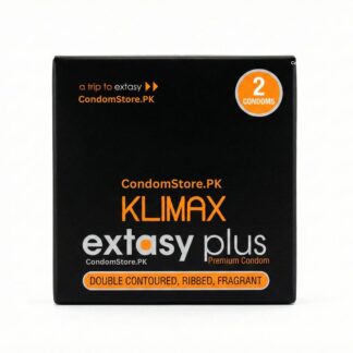 Klimax Extasy Plus Condoms (2 Pack) - Double Contoured & Ribbed