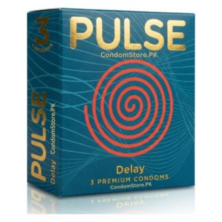 Pulse Delay Condoms (3 Pack) - Prolonged Pleasure & Performance