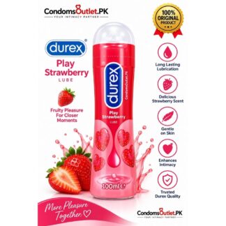 Durex Play Strawberry Lubricant Gel (100ml) - 100% Original