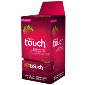 Touch Strawberry Flavored Condoms (18 Pack)